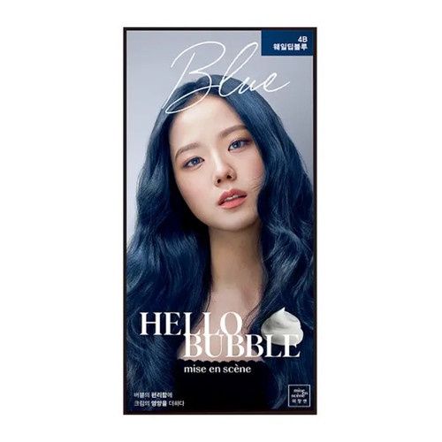 Mise En Scene Hello Bubble Hair Foam Color 4B Whale Deep Blue