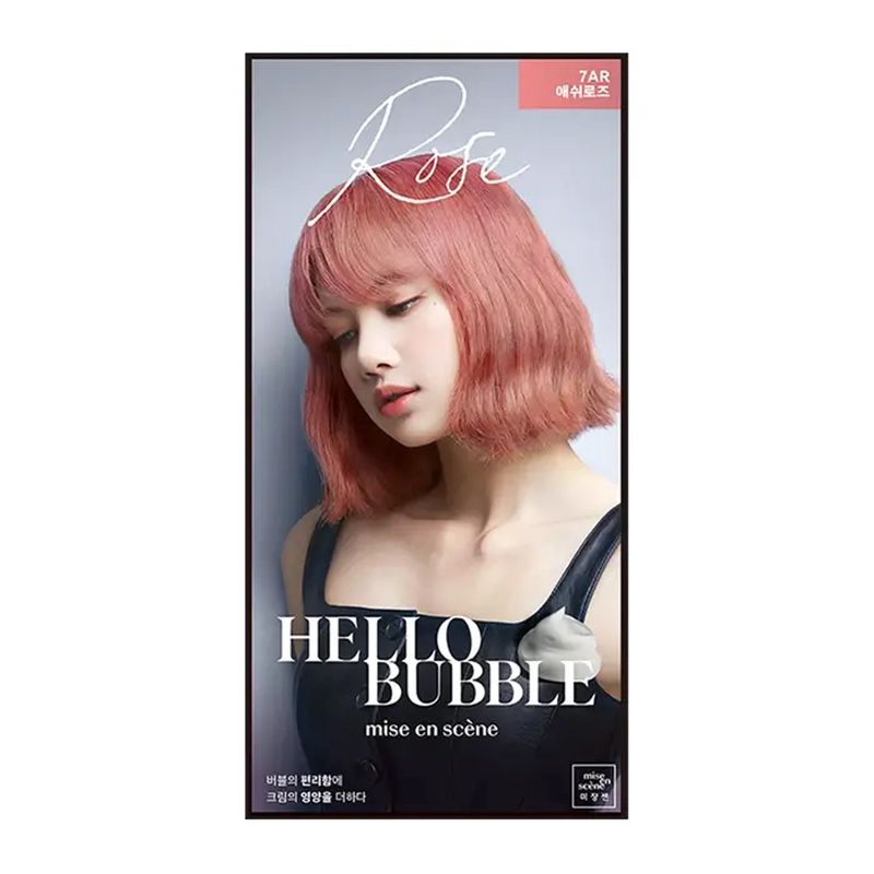 Mise En Scene Hello Bubble Hair Foam Color 7AR Ash Rose