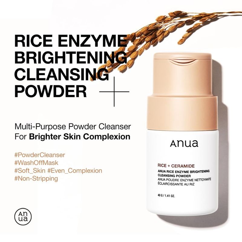 Anua Rice Enzyme Brightening Cleansing Powder 40ml