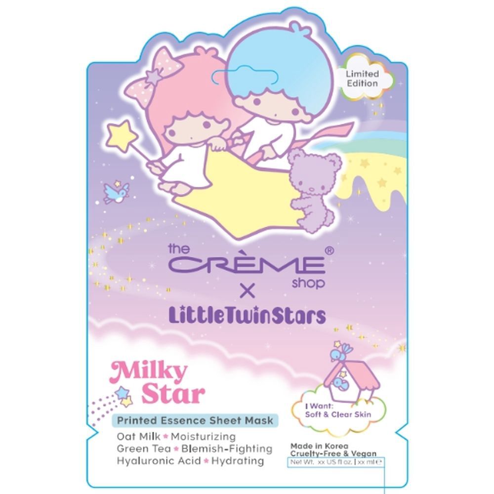 TCS  Sanrio Little Twin Stars Milky Star Printed Essence Sheet Mask (Limited)