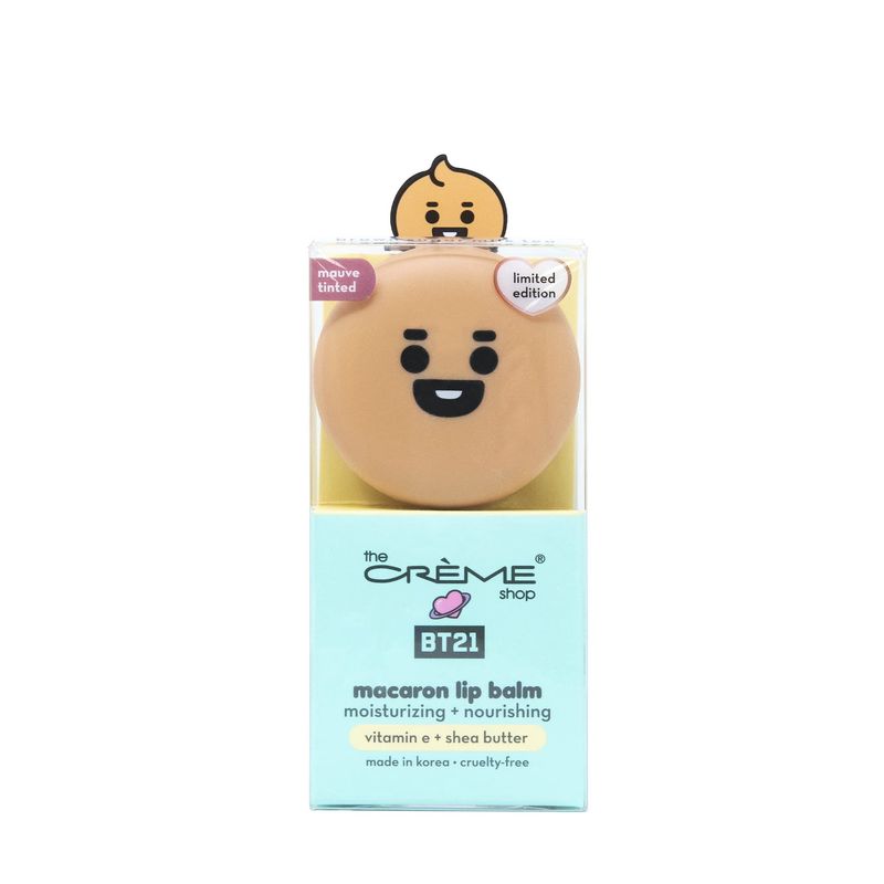 TCS BT21 Baby Macaron Lip Balm SHOOKY (Brown Sugar Milk Tea)