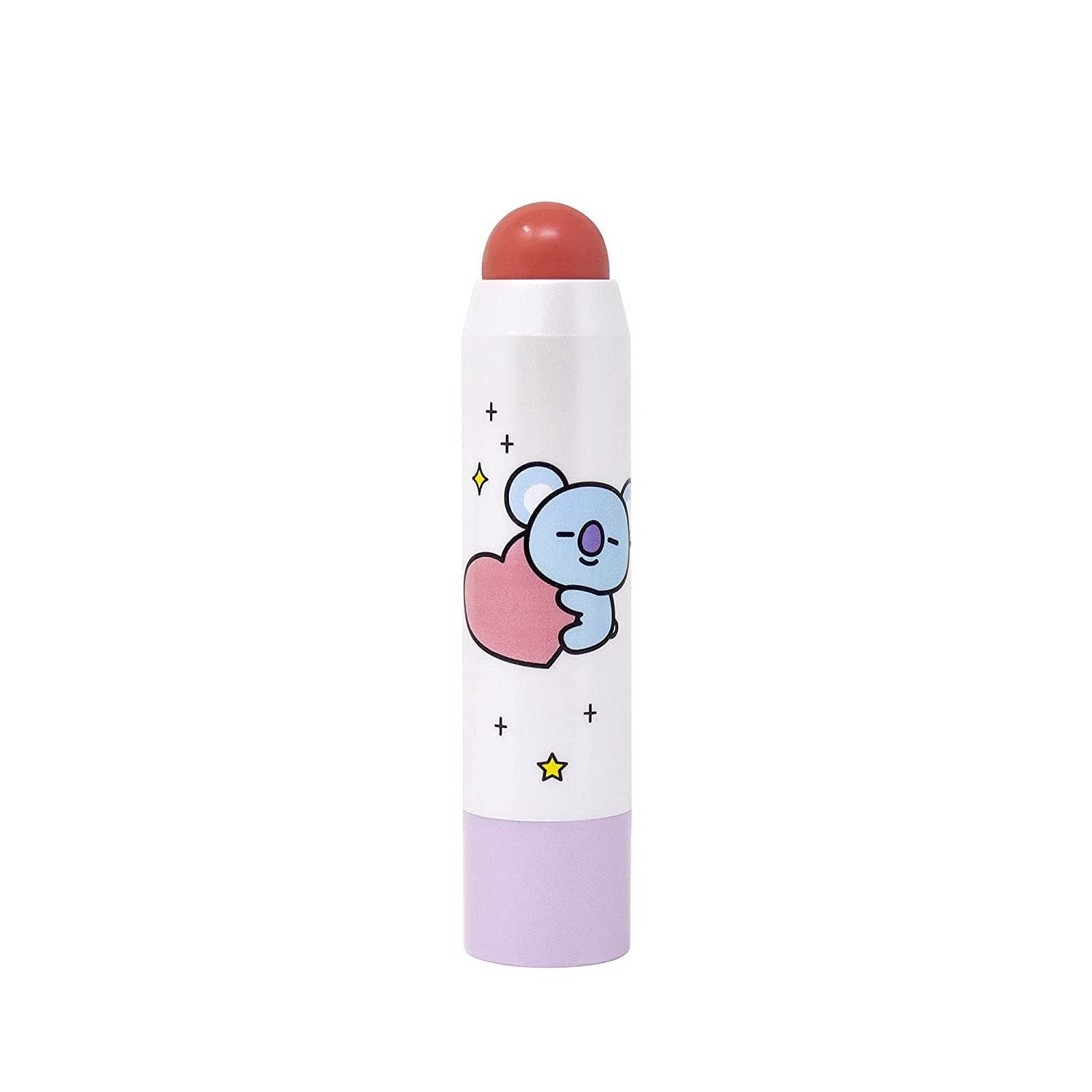 TCS BT21 Lip &amp; Cheek Chic Stick KOYA (Rose &amp; Doze)