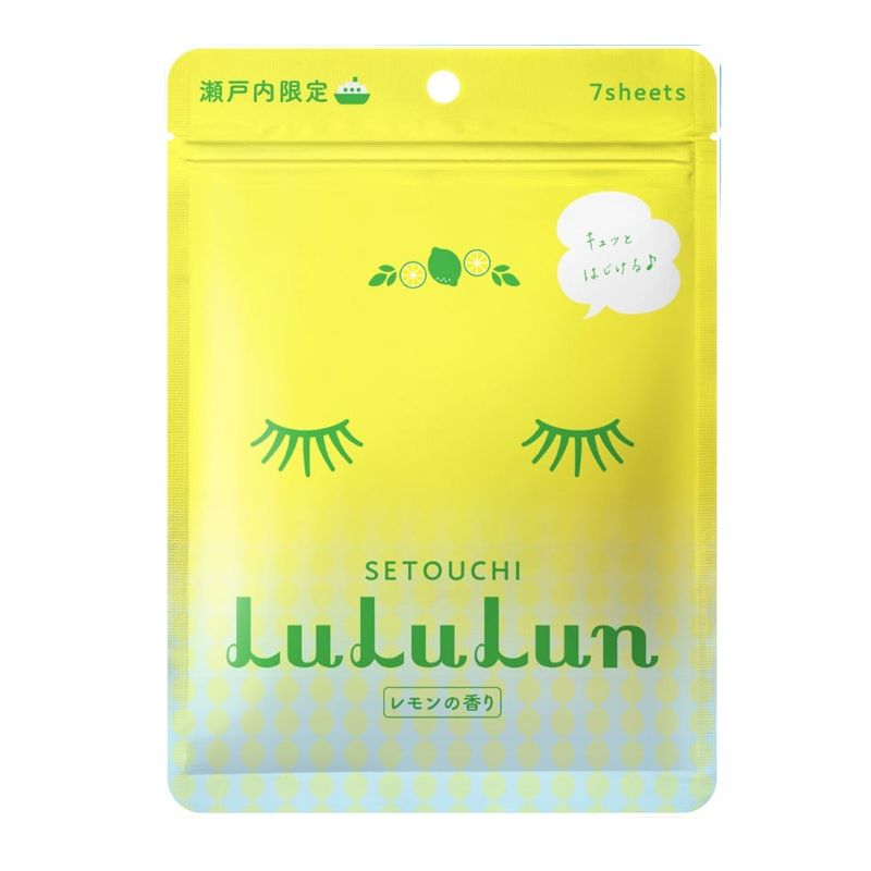 Lululun Premium Setouchi Lemon Face Mask 7 Sheets