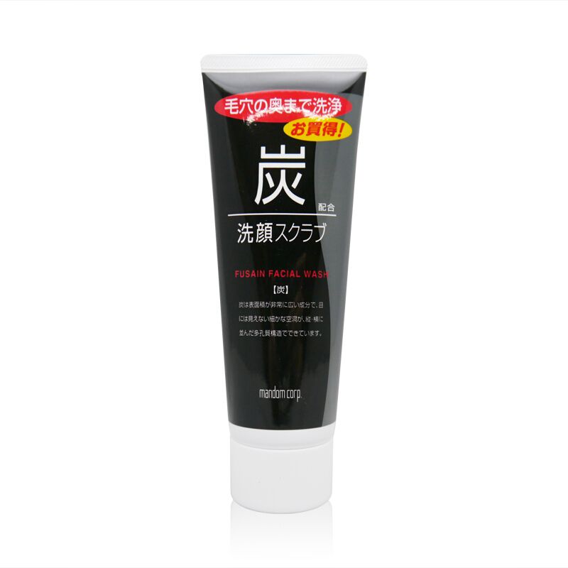 Mandom Facial Scrub Charcoal 100g