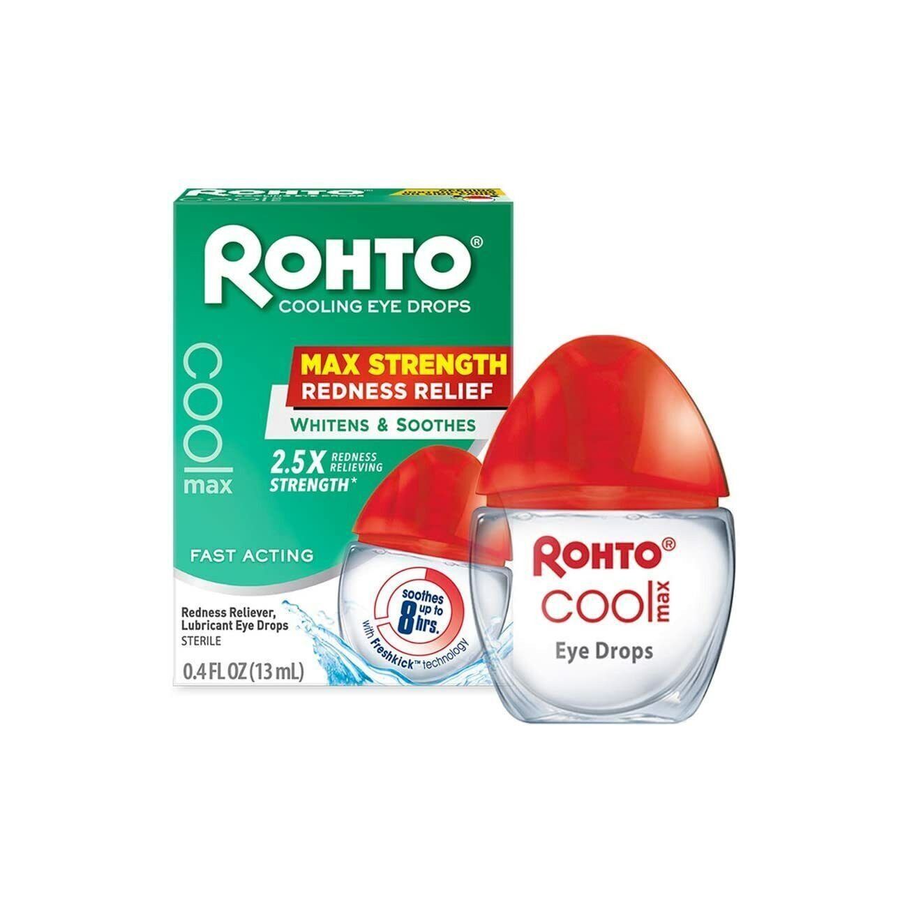 Mentholatum Rohto Cool Max Redness Relief Eye Drops 13ml