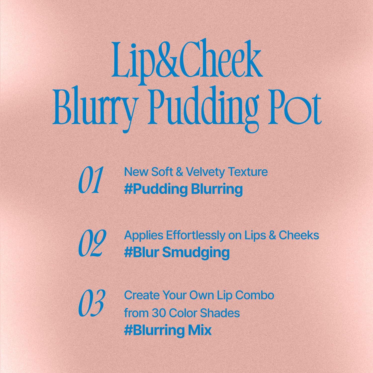 Fwee Lip &amp; Cheek Blurry Pudding Pot ND03 Without 5g (Keyring)