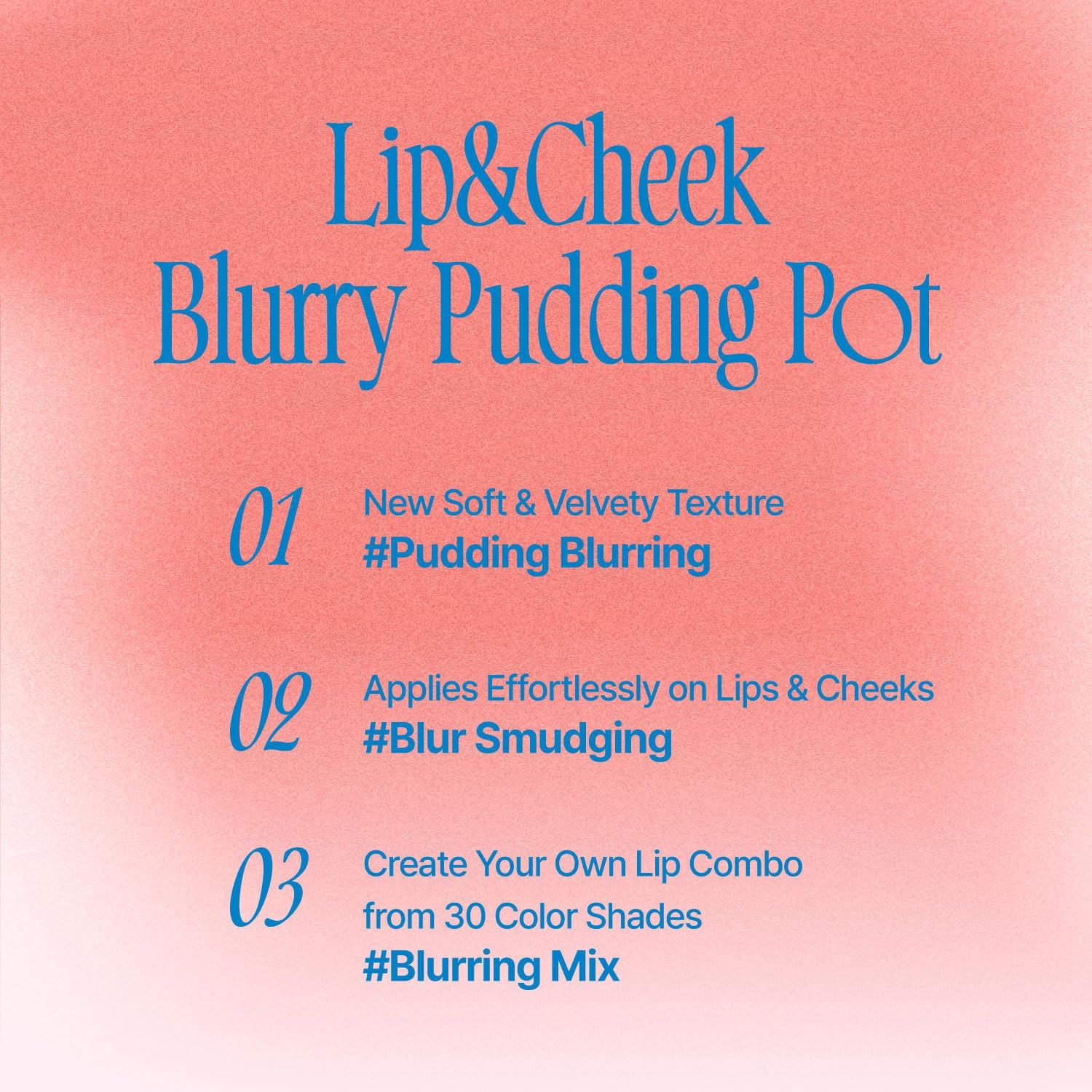 Fwee Lip &amp; Cheek Blurry Pudding Pot CR04 Seventeen 5g