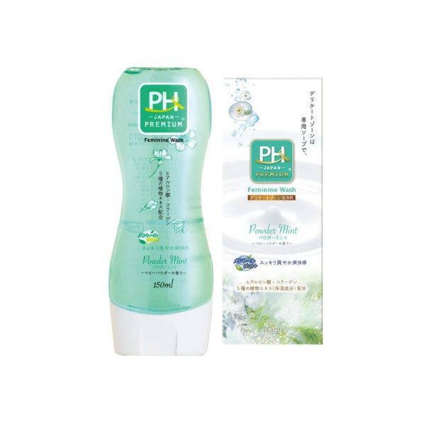 PH Japan Premium Feminine Wash Powder Mint 150ml