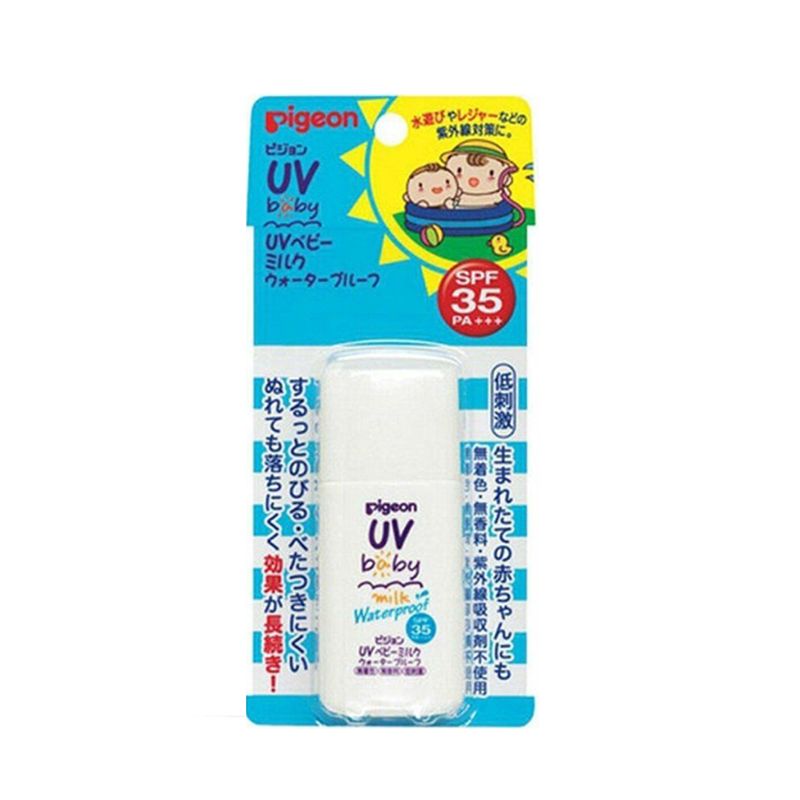 Pigeon UV Baby Milk Waterproof Sunscreen SPF 35 PA++ 30g