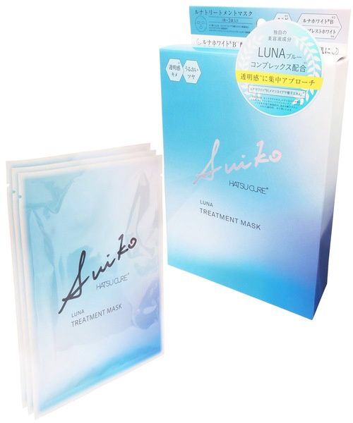 Suiko Hatsu Cure Luna Treatment Mask 3pcs