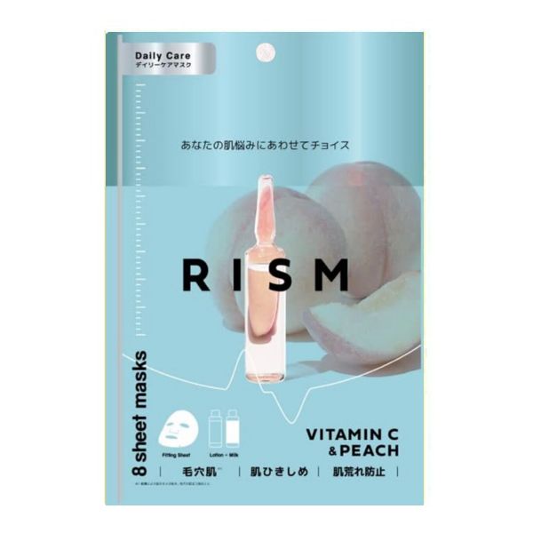 RISM Daily Care Mask Vitamin C &amp; Peach