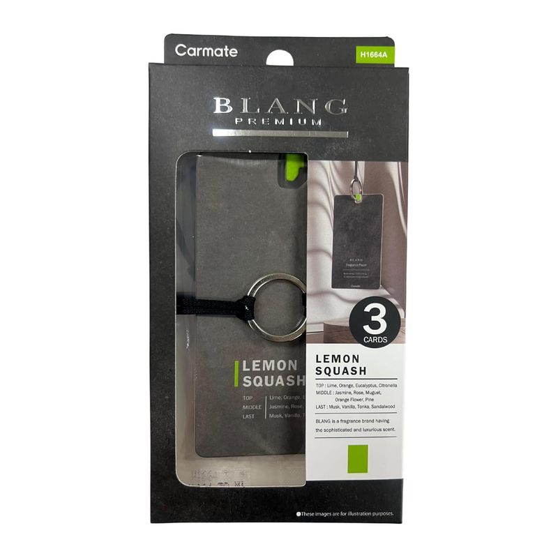 Carmate Blang H1664A Premium Hanging Air Freshener - Lemon Squash