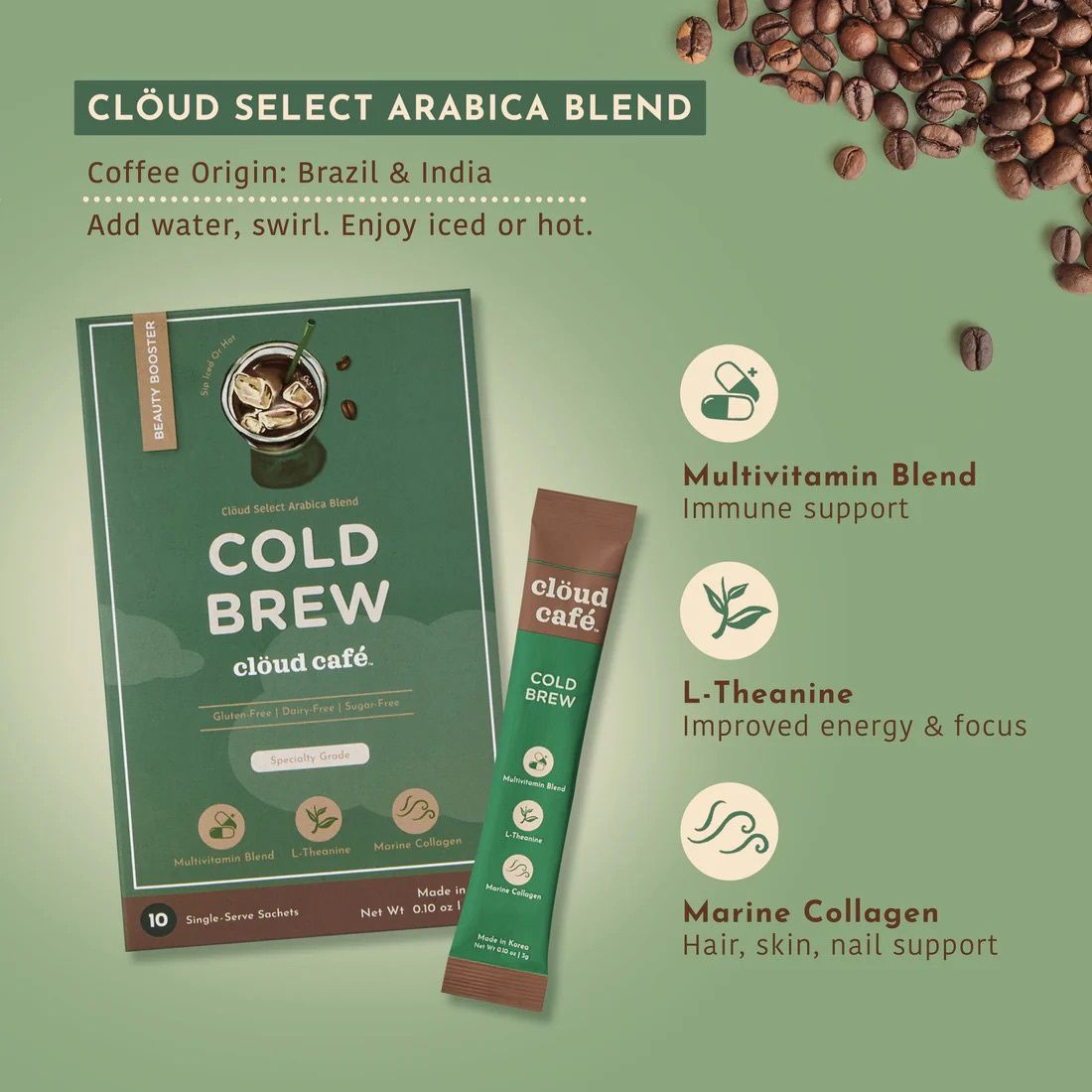 Cloud Cafe Cold Brew 10packs
