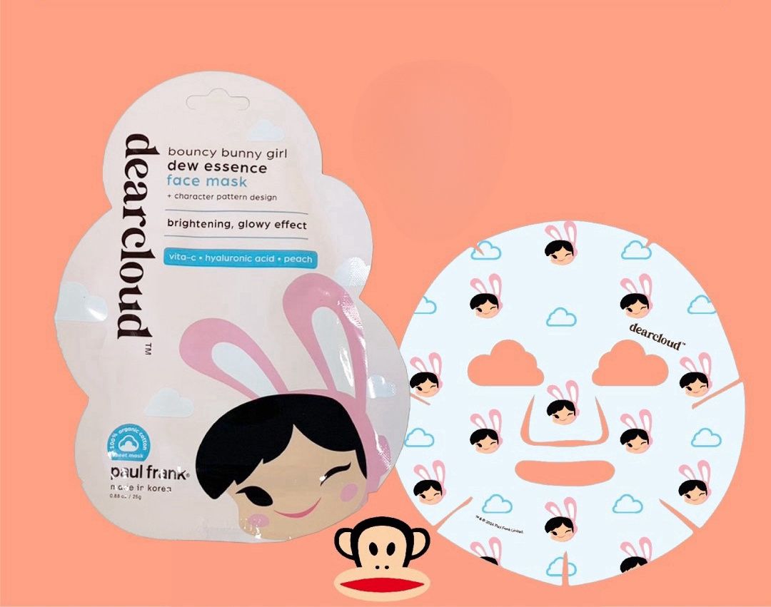 Dearcloud Paul Frank Bouncy Bunny Girl Dew Essence Face Mask