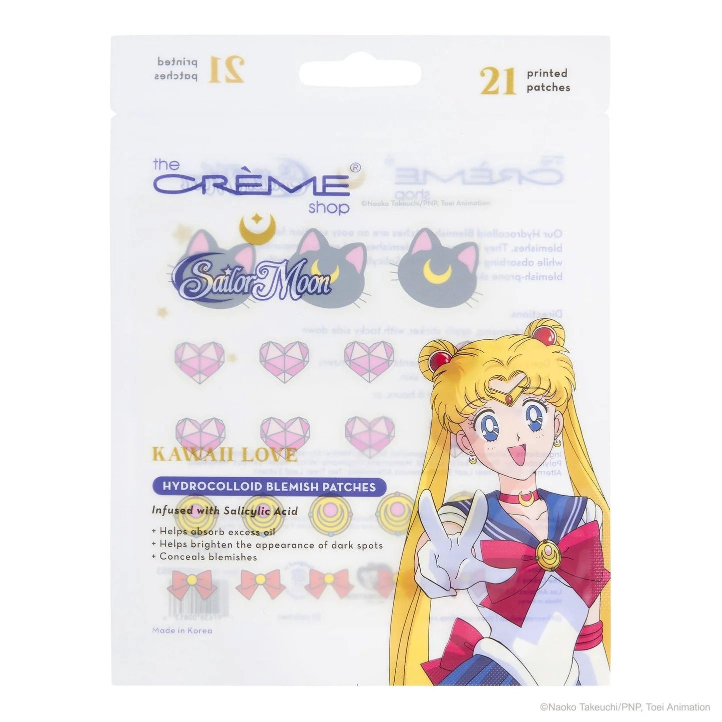 TCS Sailor Moon Kawaii Love Blemish Patches 21pcs
