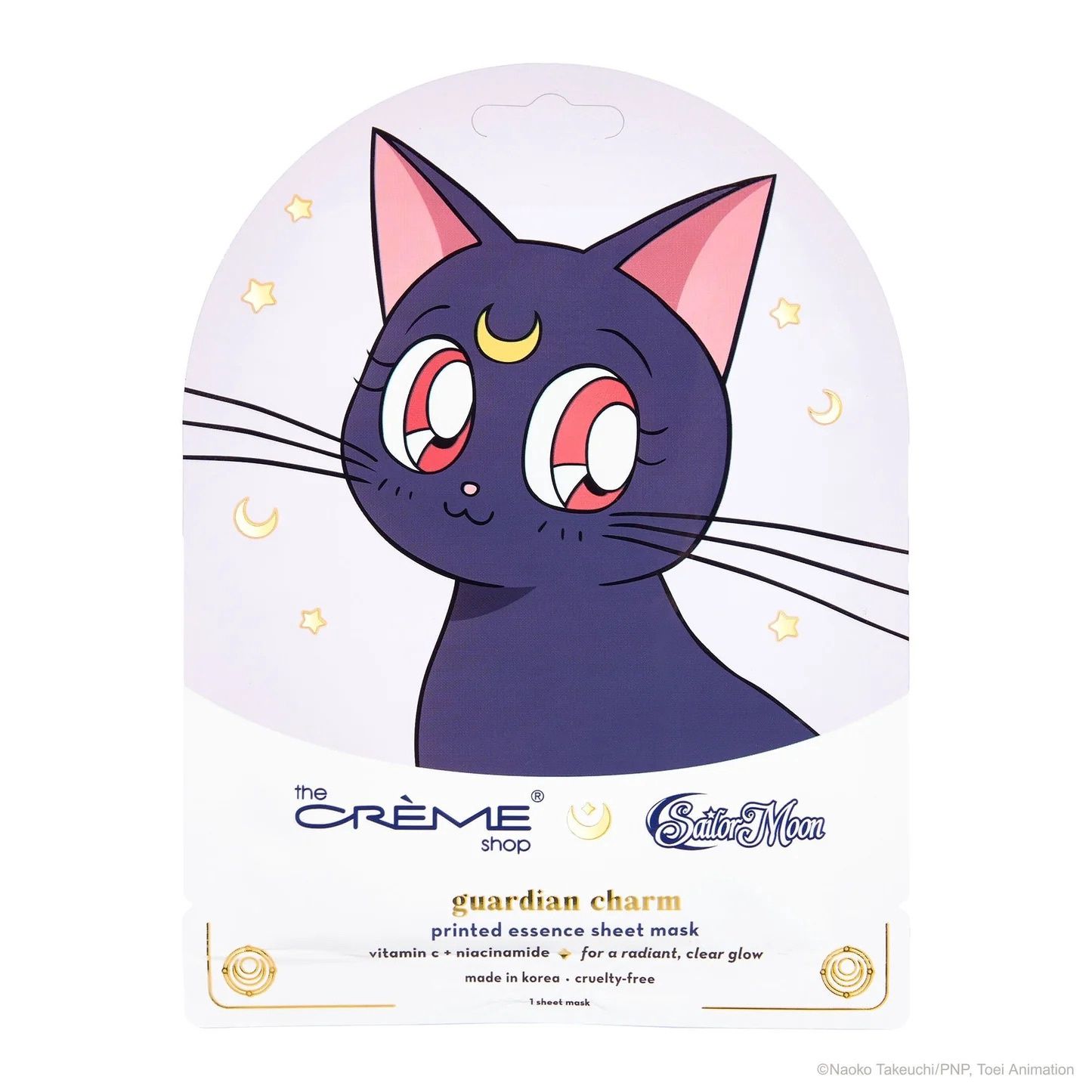 TCS Sailor Moon Luna Guardian Charm Printed Essence Sheet Mask