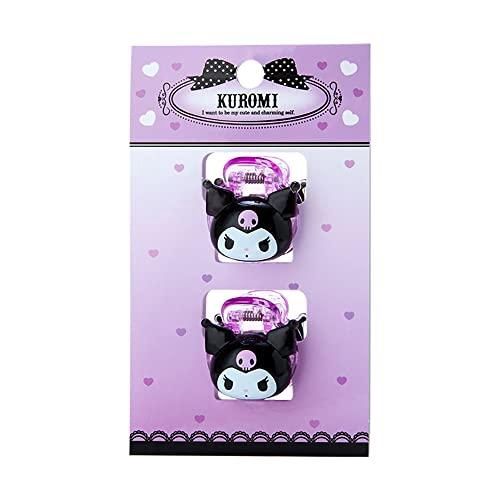 Sanrio Kuromi Clear Mini Hair Clip Set 2pcs