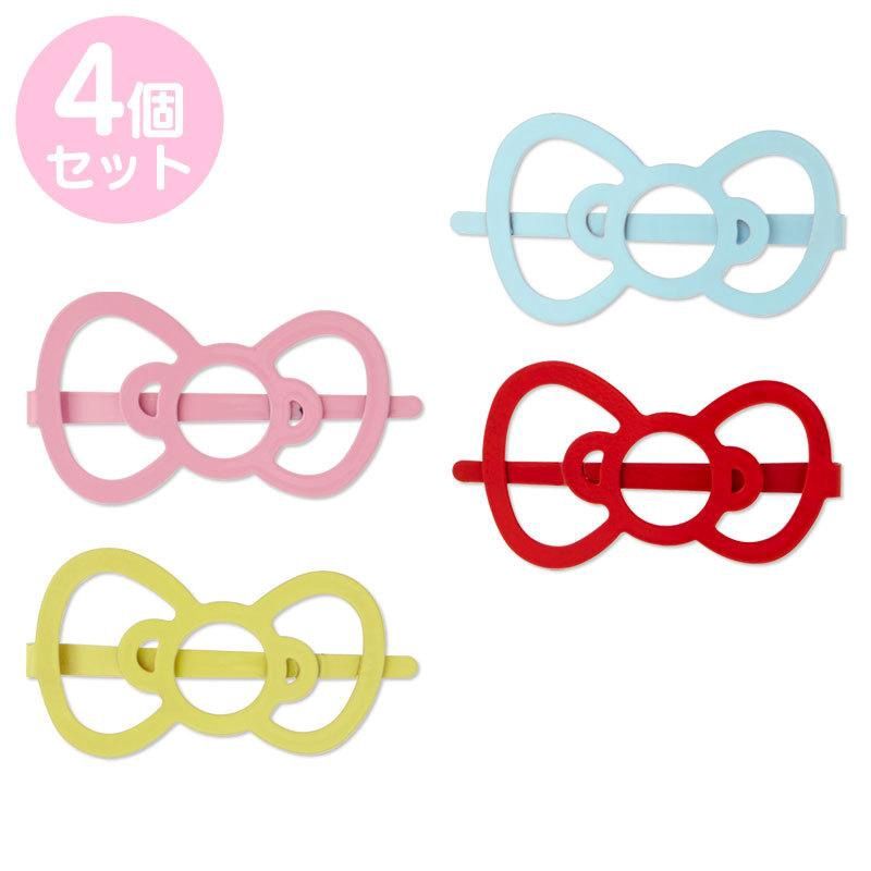 Sanrio Hello Kitty Colorful Hairpin Ribbon 4pcs