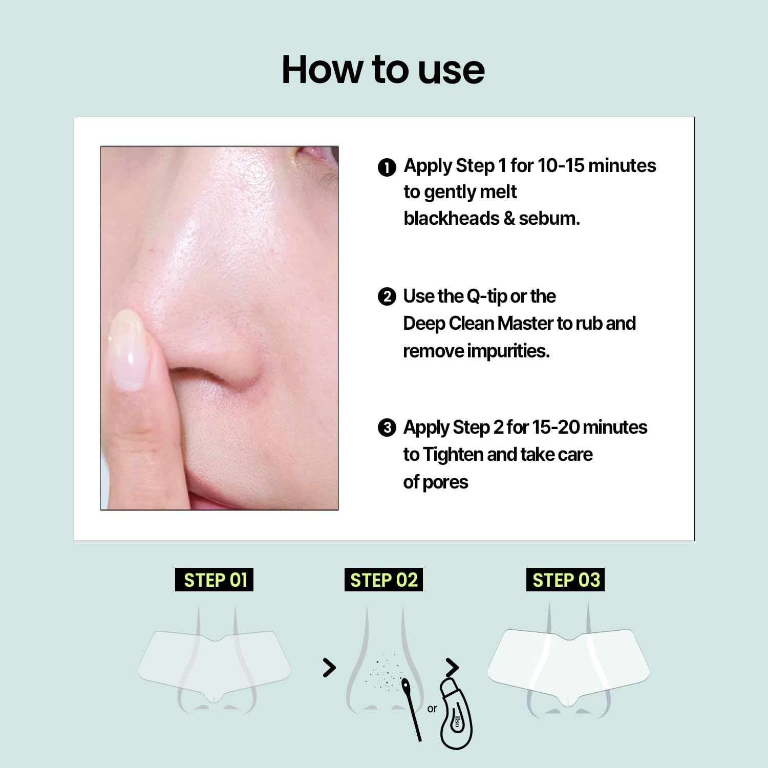 ilso Natural Mild Clear Nose Pack 5 Sets