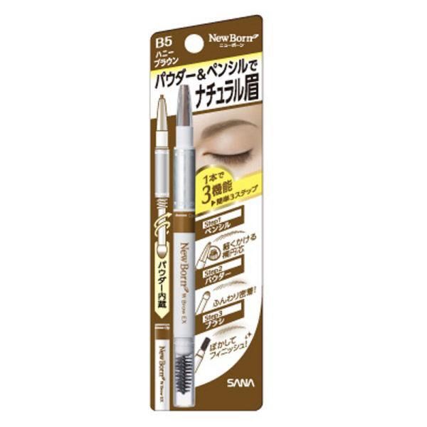 Sana New Born Eyebrow Mascara And Pencil B5 Honey Brown