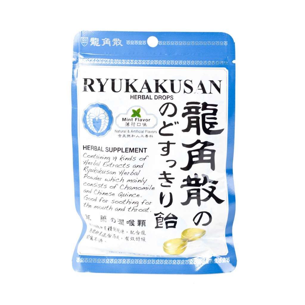 Ryukakusan Herbal Drops In Bag Mint 32pcs