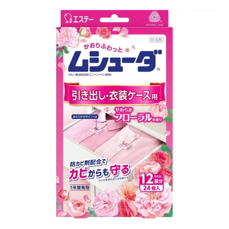 S.T. Corporation  For Drawers Soft Floral Scent 24 pcs