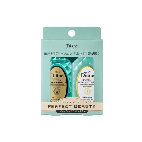 Moist Diane Perfect Beauty Extra Fresh &amp; Hydrate Shampoo Treatment 50ml Set (Limited)
