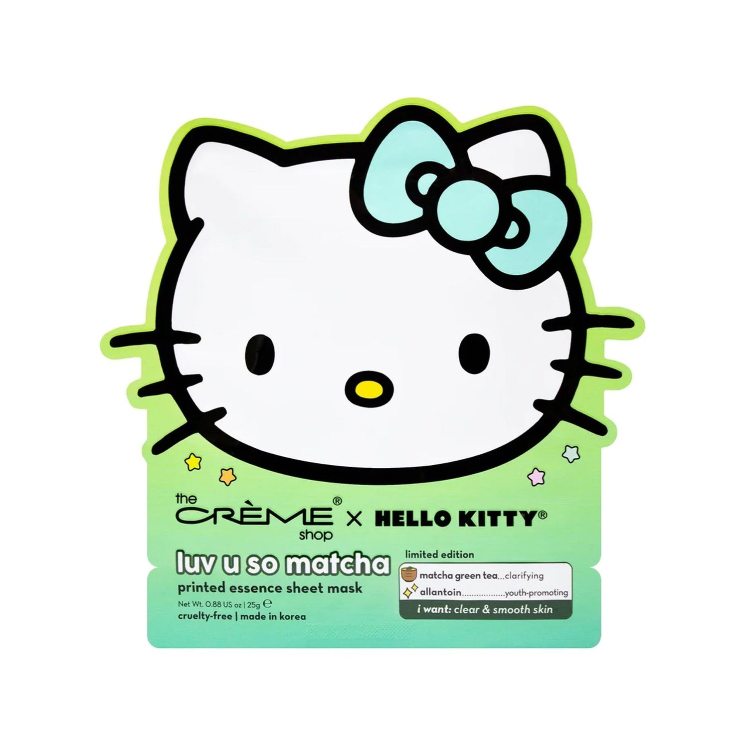 TCS Hello Kitty Essence Sheet Mask (Matcha)