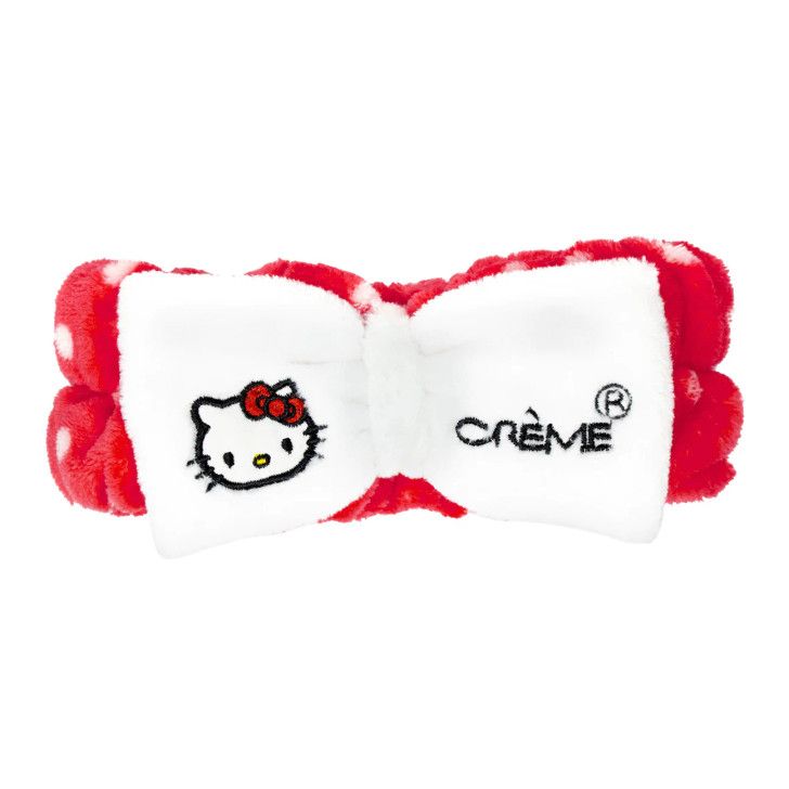 TCS Hello Kitty Plush Spa Headband (Red&amp;White)