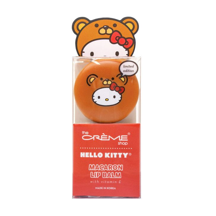 TCS Hello Kitty Teddy Bear Macaron Lip Balm (Red Velvet)