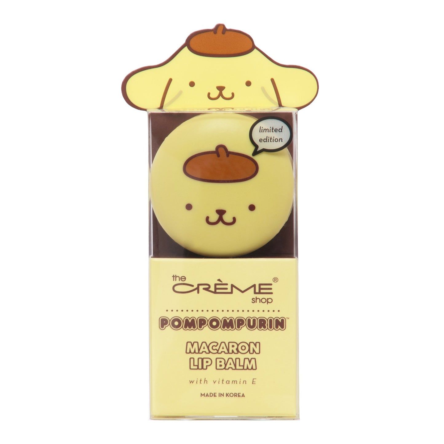 TCS Pompompurin Macaron Lip Balm (Caramel Pudding)