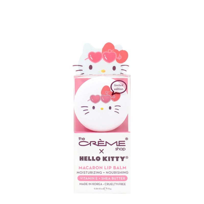 TCS Sanrio Hello Kitty Macaron Lip Balm (Strawberry Milkshake)