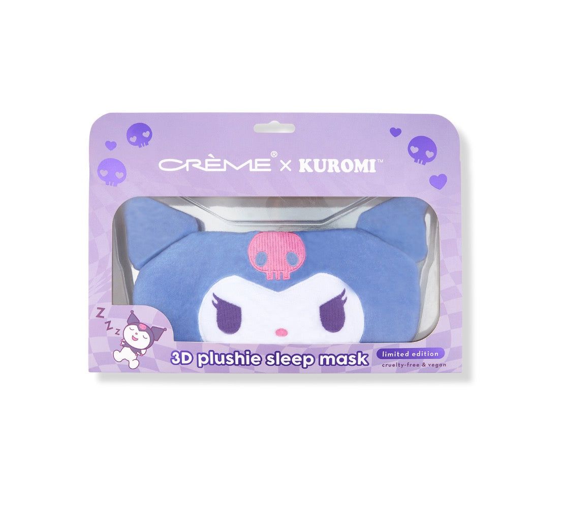 TCS Sanrio Kuromi Plush Sleep Mask