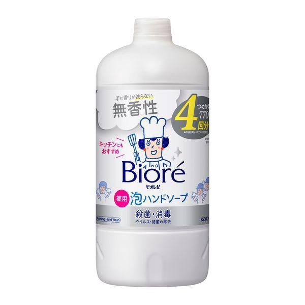 Kao Biore U Foaming Hand Soap Unscented Refill 770ml