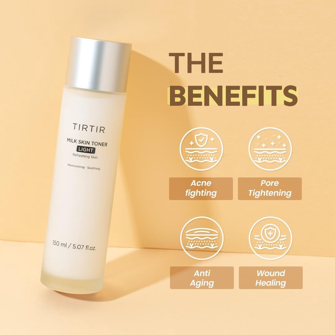 TIRTIR Milk Skin Toner 150ml (Light)