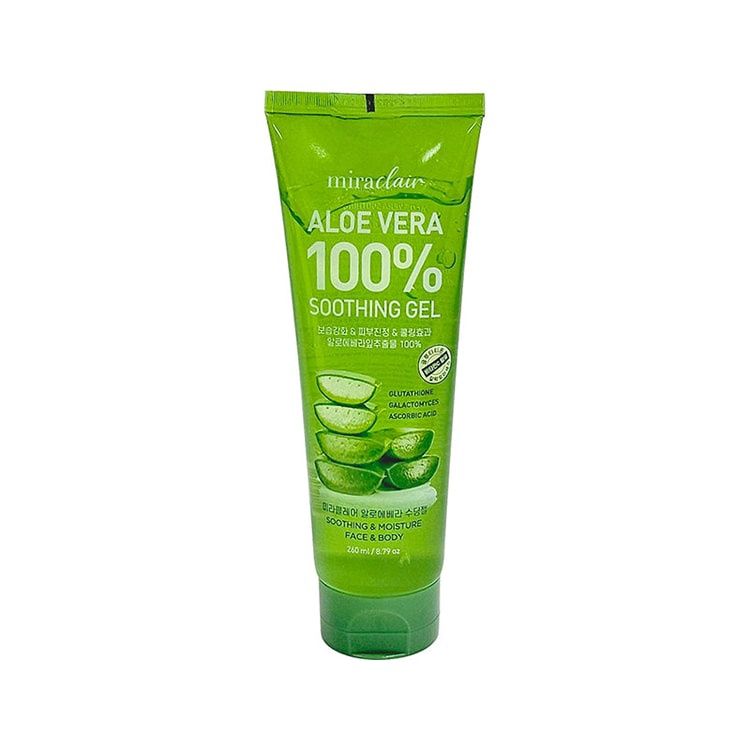 Miraclair 100% Aloe Vera Soothing Gel Tube 260ml
