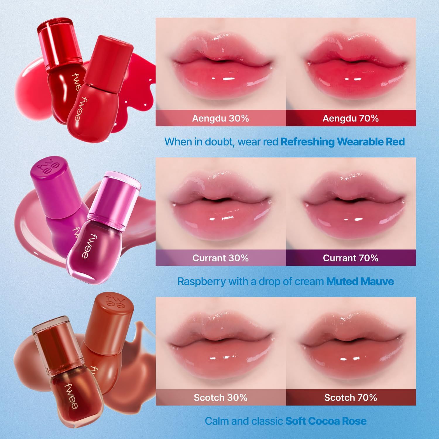 Fwee 3D Voluming Gloss 30% - #01 Nude Vanila