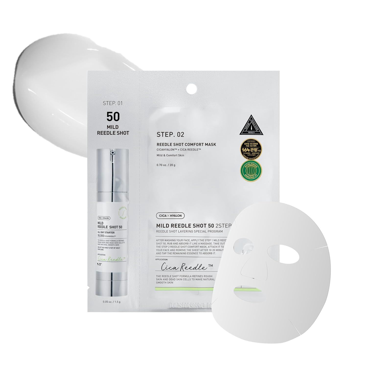 VT Mild Reedle Shot 50 (2 Steps Mask) 1pc