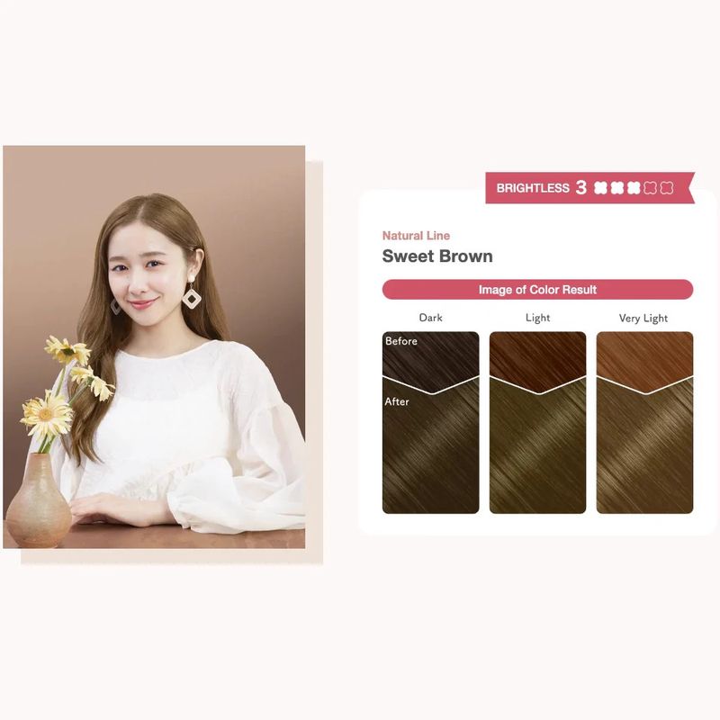 Hoyu Beauty Labo Whip Hair Color - Sweet Brown