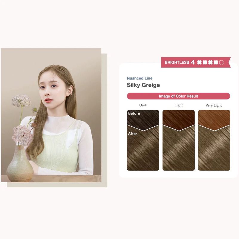Hoyu Beauty Labo Whip Hair Color - Silky Greige