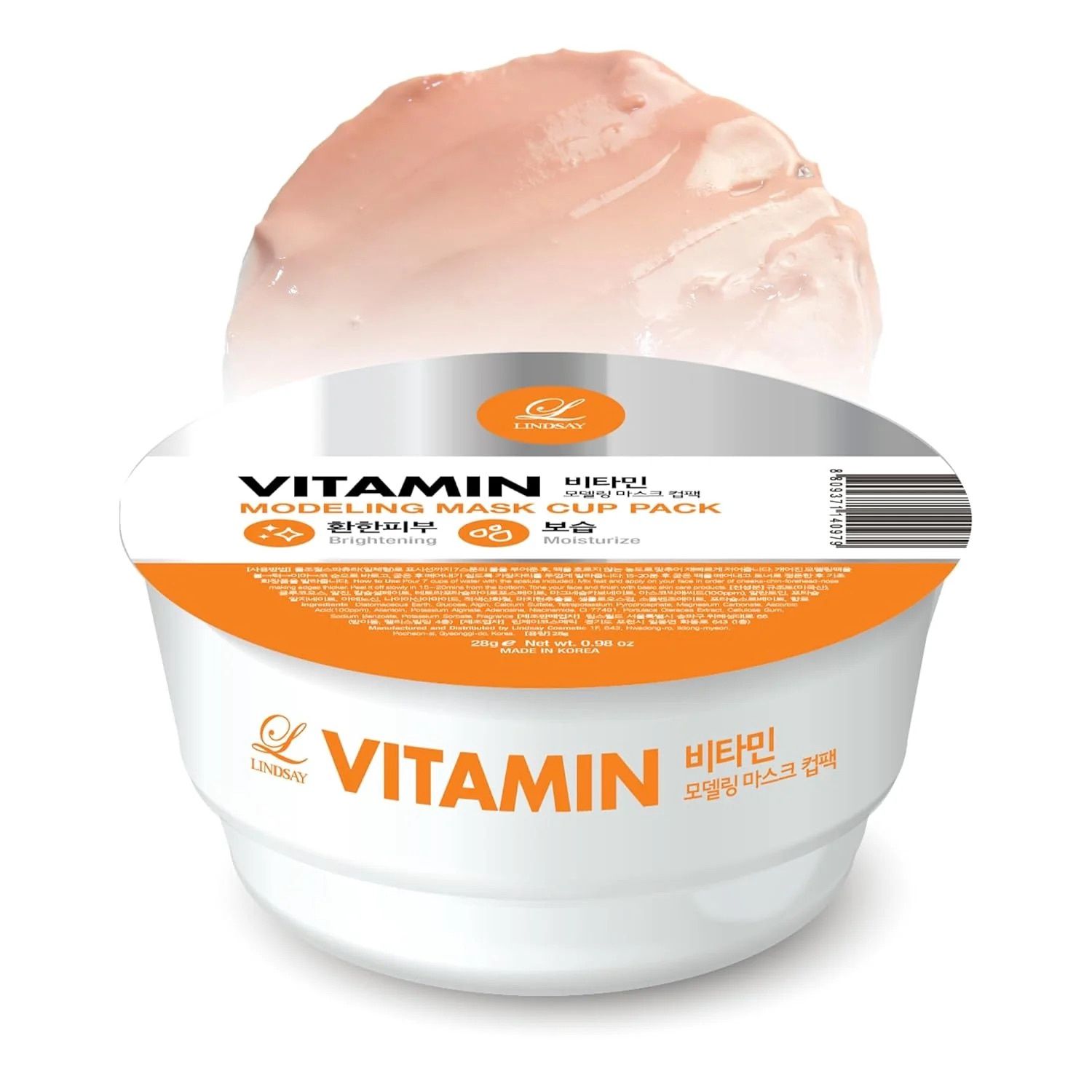 Lindsay Modeling Mask Cup Pack - Vitamin 28g