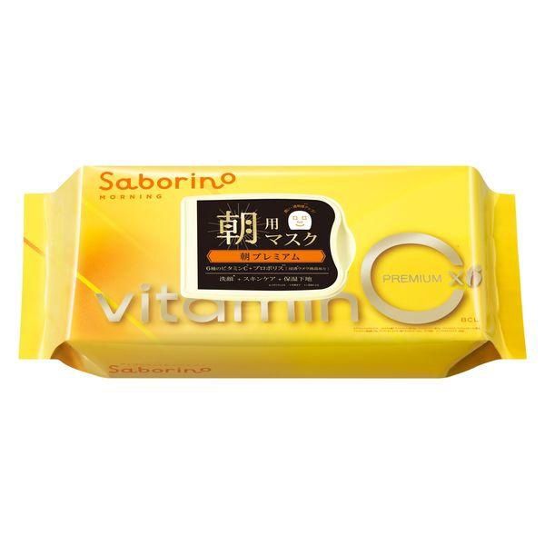 BCL Saborino Morning Facial Sheet Mask Premium VC 30 Sheets