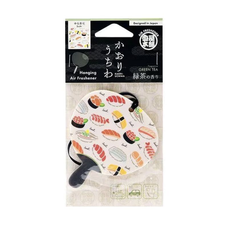Kaori-Uchiwa Paper Air Freshener (Yuru-Sushi)
