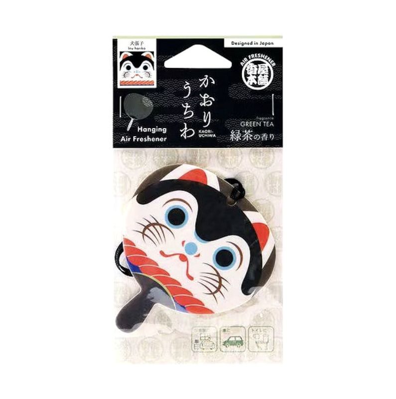 Kaori-Uchiwa Paper Air Freshener (Inu-Hariko)