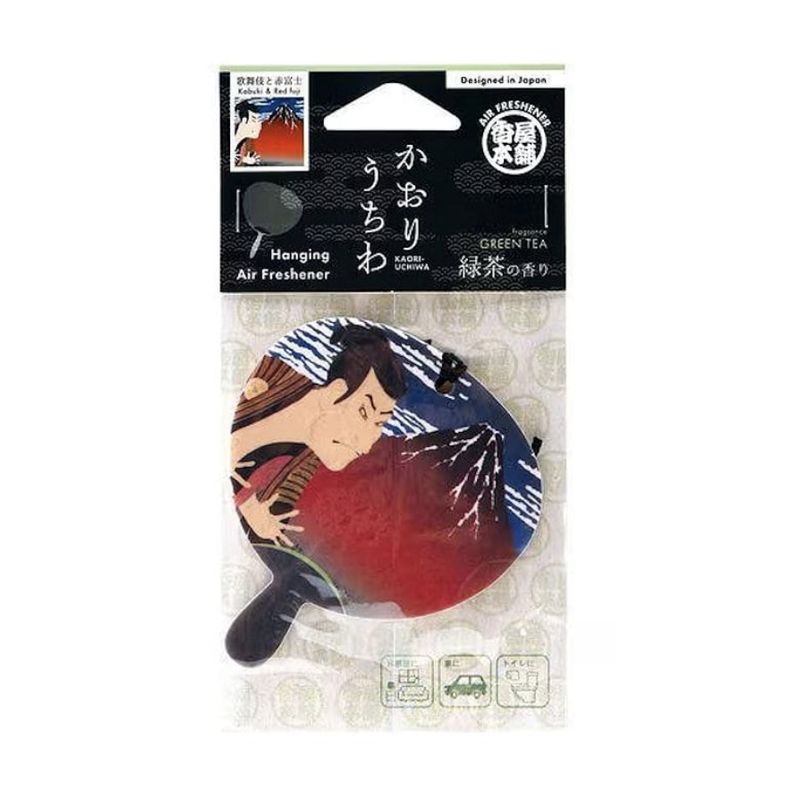 Kaori-Uchiwa Paper Air Freshener (Kabuki×Aka Fuji)