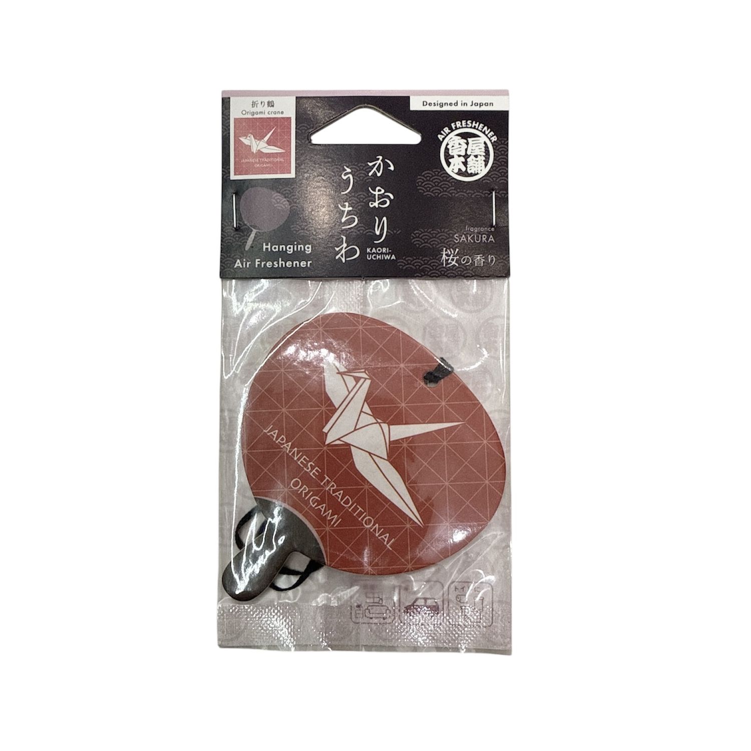 Kaori-Uchiwa Paper Air Freshener (Orizuru)