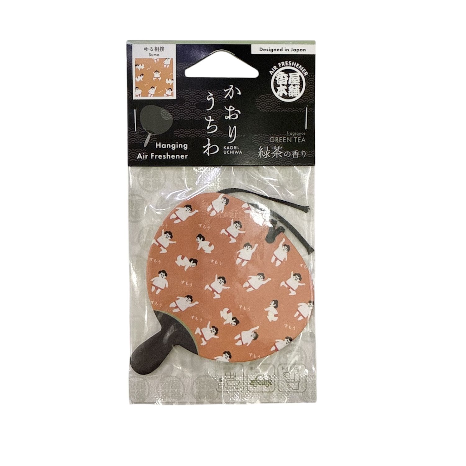 Kaori-Uchiwa Paper Air Freshener (Yuru-Sumo)