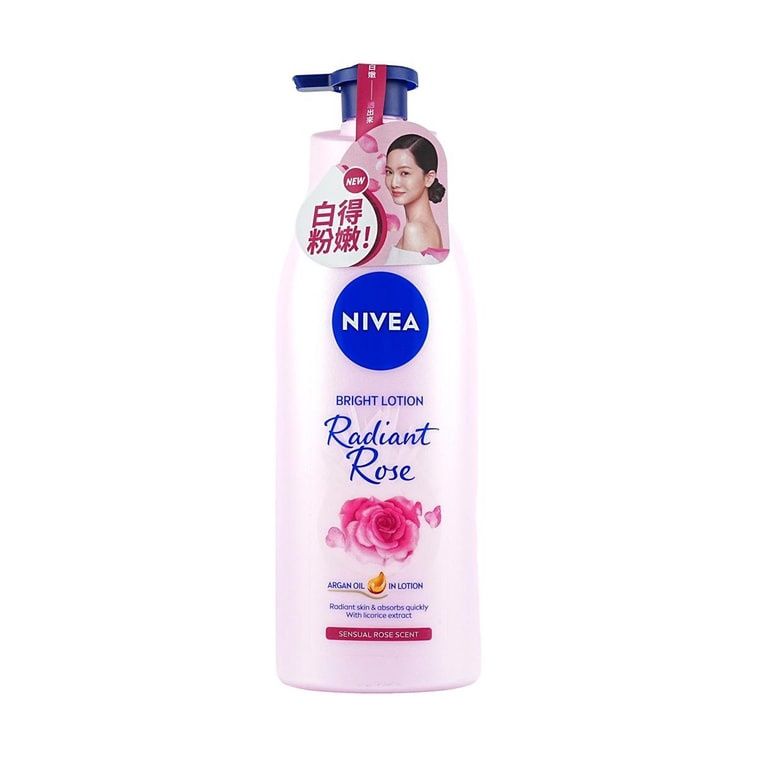 Kao Nivea Body Lotion Brightening Radiant Sensual Rose Scent 350ml