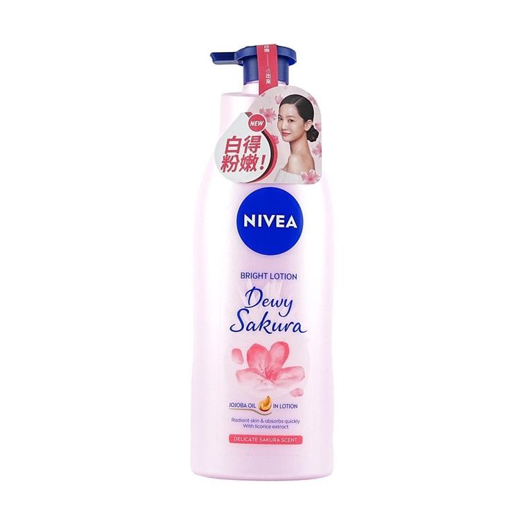 Kao Nivea Body Lotion Brightening Dewy Sakura Scent 380ml