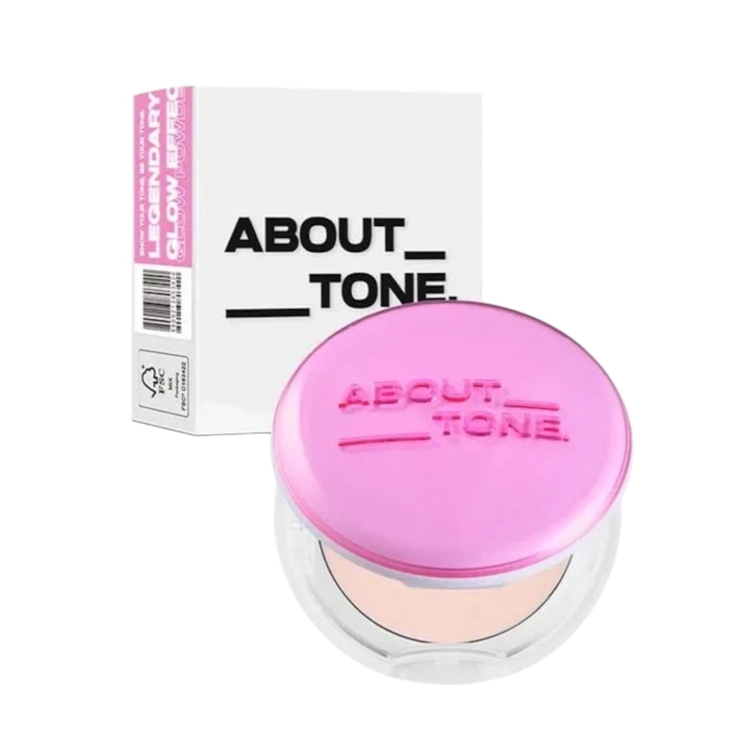 About Tone  Air Fit Powder Pact Natural Glowing Long Lasting Makeup Setting 8ml